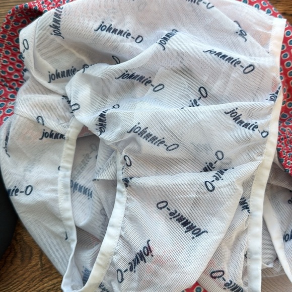 JOHNNIE-O MEN'S KARRATHA BOARD SHORT. Size Medium. Red/Pink Blue Swim Shorts. - Picture 14 of 16